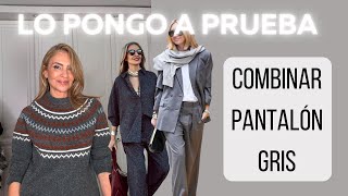 Cómo COMBINAR un PANTALÓN GRIS para tu FONDO DE ARMARIO Tu Asesora de Imagen y Moda [upl. by Sedecrem]