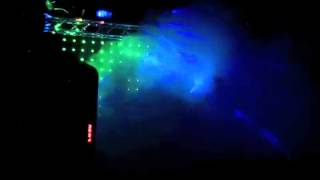 QTFXV1 Horizontally Vertical or Upside Down DMX Smoke Machine [upl. by Eilyk]