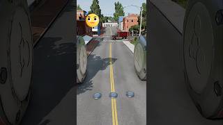 Mixed Cement Trucks amp Buses vs Giant Bollards CrashBeamNGdrive [upl. by Stanway900]