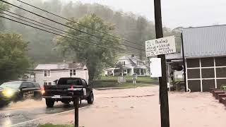 Micaville North Carolina Flooding From Hurricane Helene [upl. by Daffie]