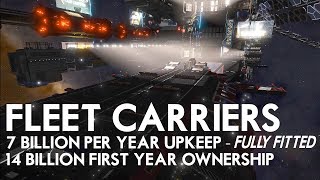 Elite Dangerous  Fleet Carriers In Action  First Look [upl. by Jeraldine]