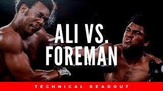 Technical Readout Muhammad Ali vs George Foreman [upl. by Salhcin228]