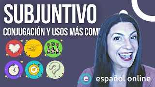 Aprende español SUBJUNTIVO  Conjugación del presente y usos más comunes [upl. by Neret]