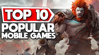 Top 10 Popular Mobile Games Worth Playing Android  iOS [upl. by Balduin]