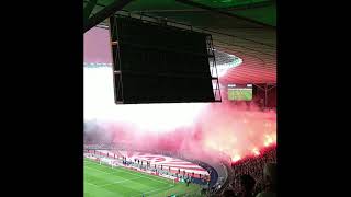 DAS POKALFINALE 2024 Pokalübergabe Choreo und Pyro 1 FC Kaiserslautern vs Bayer 04 Leverkusen [upl. by Ahsiym]