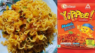 Very easy  Yippee noodles 🍝  Recipe  How to make at home plz subscribe😊  support me guys 🙏 [upl. by Henryson]