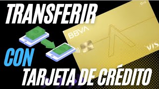 Como transferir con tarjeta de crédito bbva [upl. by Volding238]