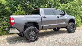 Lifted Toyota Tundra Sporting 37s 6quot lift Fuel wheels shorts [upl. by Aspa]