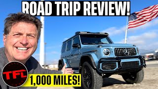 Here’s What It’s Like To Roadtrip the 350K MercedesAMG G 63 4x4 Squared 1000 Miles [upl. by Gehlbach866]