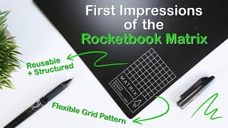 First Impressions of the NEW Rocketbook MATRIX [upl. by Auburta202]