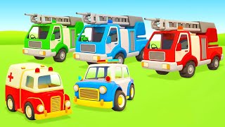 Car cartoons for kids amp Helper cars cartoon full episodes Fire truck cartoon for kids [upl. by Arba]