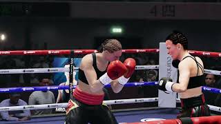 Delfine Persoon vs Jelena Mrdjenovich Womens Boxing [upl. by Esaj]