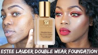 Estee Lauder Double Wear Foundation Review on oily skin  Luchi Loyale [upl. by Phelips29]