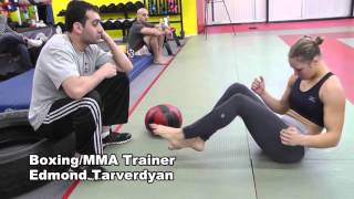 WATCH UFC SUPERSTAR Ronda Rousey INSANE KILLER Abs Core Workout [upl. by Allenaj]