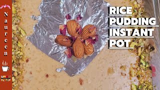 Rice Pudding Instant Pot recipe  kheer instant pot [upl. by Daly]