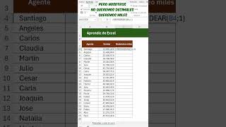 ¿Cómo redondear a miles en Excel [upl. by Frodeen]