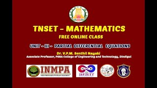 TNSET Online Class UNIT III Partial Differential Equation Lecture 5 [upl. by Goldarina596]