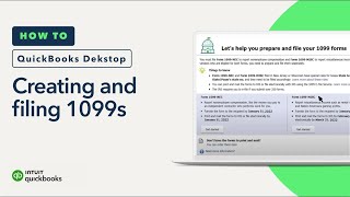 How to create and file 1099s in QuickBooks Desktop [upl. by Nelia872]