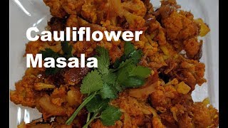 Cauliflower masala Vegetarian Tikka Masala  Gobi Masala  Indian Cauliflower Recipes [upl. by Willyt]