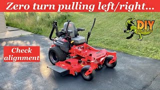 Zero turn mower pulling leftright  This is why [upl. by Roderick]