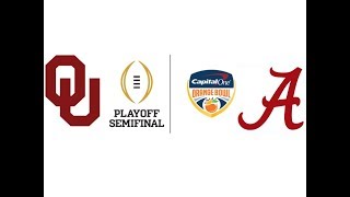 2018 Orange Bowl 4 Oklahoma vs 1 Alabama Highlights [upl. by Valerio]