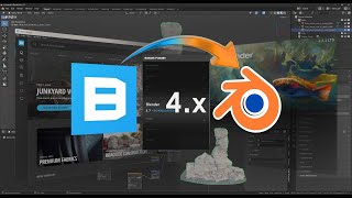 Quixel Bridge To Blender 4x  How to install and fix material issues [upl. by Maharg319]