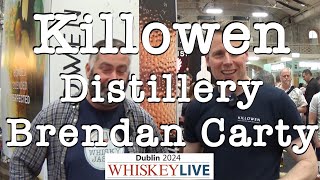 Interview with Brendan Carty from the Killowen Distillery at the Whiskey Live Dublin 2024 [upl. by Tnilk]