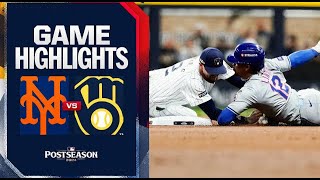 NEW YORK METS 42 MILWAUKEE BREWERS  MLB  MEJORES JUGADAS  HIGHLIGHTS 10032024 [upl. by Nivag]