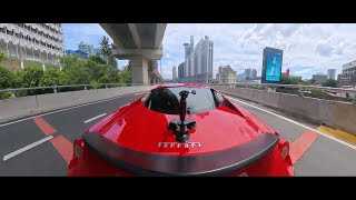 Ferrari 599 GTB 61 Fiammenghi Exhaust System filmed using Insta360 X4 [upl. by Deer]