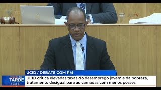 UCID critica elevadas taxas do desemprego jovem e da pobreza tratamento desigual para as camadas [upl. by Nirb]