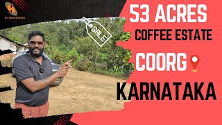 53 Acres Coffee Estate for Sale in Coorg Madikeri Karnataka [upl. by Karie]