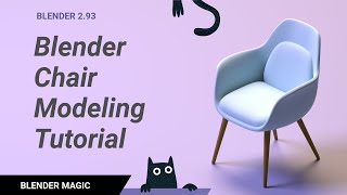 Blender Chair Modeling Tutorial [upl. by Siuoleoj]