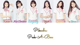 Pikachu피카chu Produce 48 – PeekABoo HanRomEng Color Coded Lyrics [upl. by Llien]