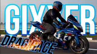 Suzuki GSXR 1000 VS ZX10R Drag Race SuperWings13 [upl. by Mushro983]