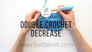 Crochet Double Crochet Decrease [upl. by Ramo]