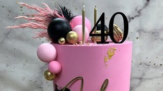 40th beautiful birthday cake ideas40 and fabulous [upl. by Goldshell]