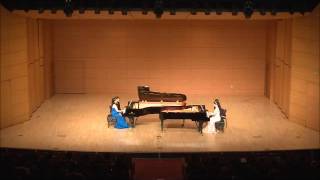 DMilhaud  Scaramouche for 2 Pianos Op165b [upl. by Einhpad]