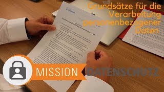 Art 5 DSGVO  Welche Grundsätze sind nach der DSGVO bei der Datenverarbeitung zu beachten [upl. by Milda573]