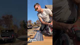 Those are always so nerve racking diy contractor woodworking construction carpentry [upl. by Aenyl]