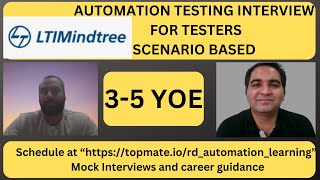 Automation Testing Interview Questions and Answers Testing Questions  RD Automation Learning [upl. by Nevi]