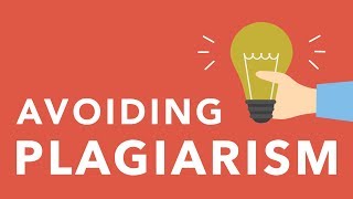 Avoiding Plagiarism [upl. by Petronella]