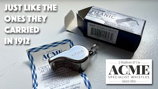 The Acme Model 58 Titanic Mates Whistle [upl. by Gazo335]