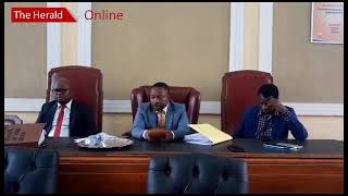 Harare Mayor announces the suspension of Town Clerk Hosiah Chisango [upl. by Akemehc]