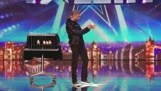 Darcy Oake Audition jawdropping dove illusions Britains Got Talent 2014 [upl. by Nahtnaoj]