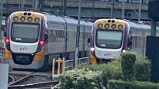 Trainspotting at West Footscray ft Comeng 50 subscribers specalpt2 [upl. by Esdnyl]