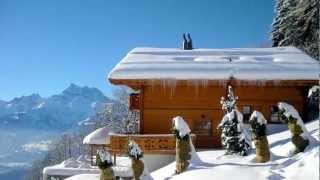 Luxury Chalet For Sale Villars Switzerland [upl. by Ardnahcal]