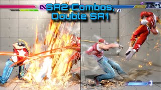 SF6 Terry SA2 Combos And Double SA1 [upl. by Nnaharas224]