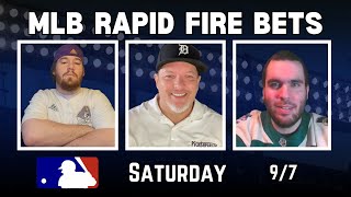 MLB Picks for Saturday 97  MLB Rapid Fire Picks And Parlay [upl. by Theo]