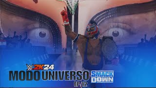 WWE 2K24 MODO UNIVERSO  SMACKDOWN 12 Highlights  Empieza lo bueno [upl. by Abocaj]