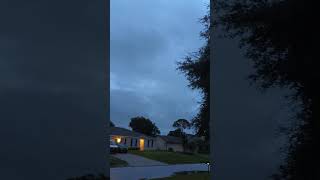 7pm Brevard county before hurricane Milton [upl. by Ydnem]